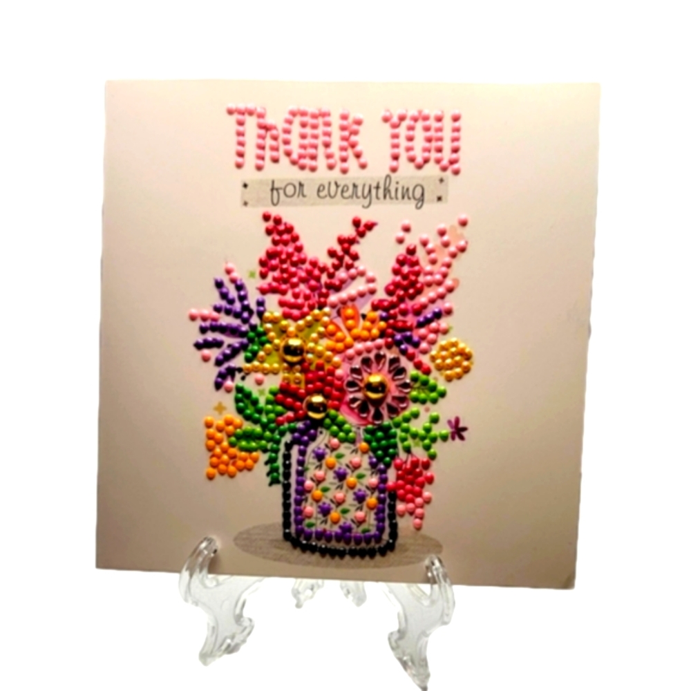 Floral Thank You For Everything Card